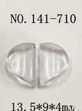 Plaqueta almohadilla de acetato / Acetate nose pad 13.5x9x4mm