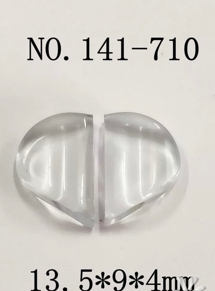 Plaqueta almohadilla de acetato / Acetate nose pad 13.5x9x4mm