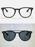 Caeser clip N° 7 prepared for Ray-Ban RB7159 optics frame size 52-20