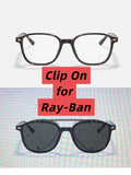 Caeser clip N° 1 prepared for Ray-Ban Leonard Optics RX5393 frame size 49-17