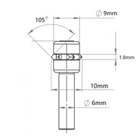 Herramienta para ranurar la forma V en el interior del marco de las gafas / V shape grooving tool