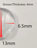 Plaqueta almohadilla de acetato / Acetate nose pad 13x6.5x4mm