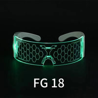 FG19 Gafas LED Techno