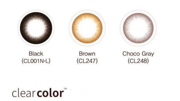 Lentes de contacto de color Clearcolor de ClearLab diámetro 14.2mm, 2 piezas, para usar 1 mes,  hermosa pupila efecto de ojos grandes